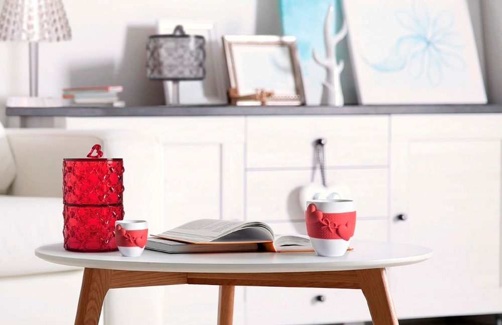 Кружка love, 360 мл, серая