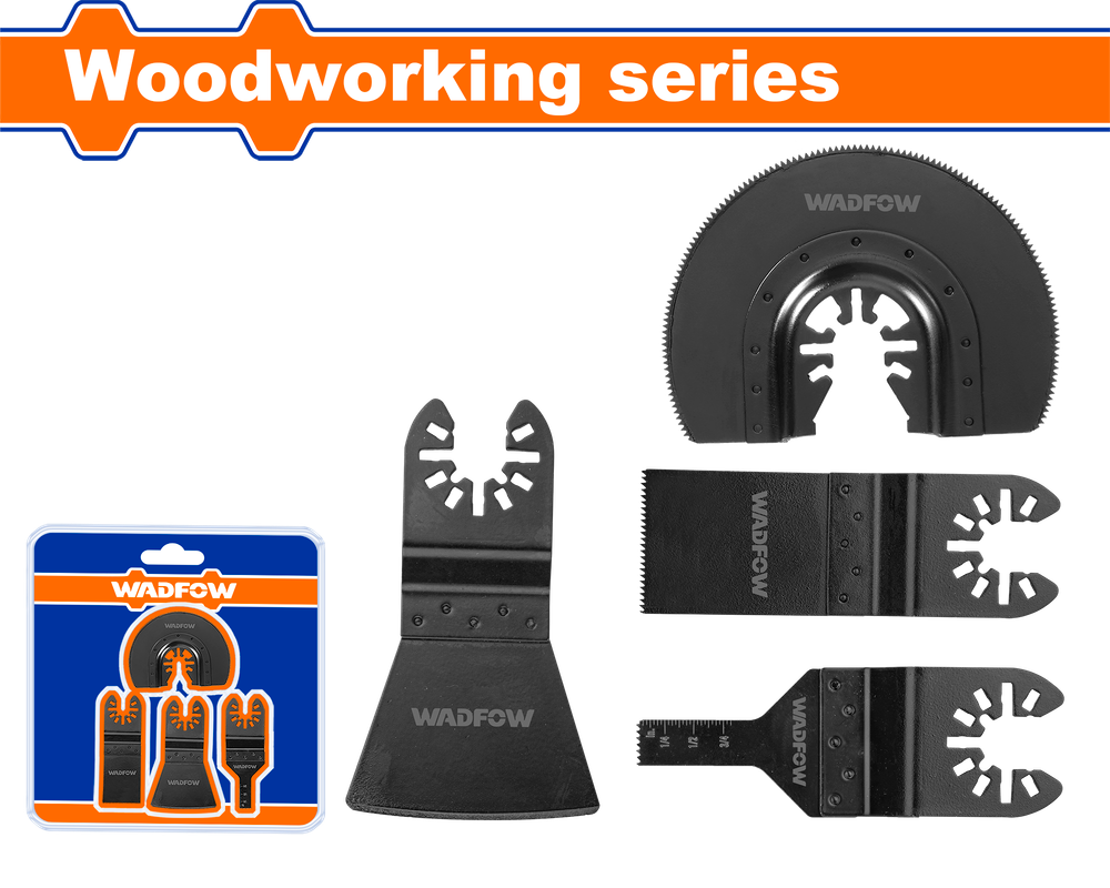 Набор насадок для многофункционального инструмента WADFOW WMA9401 4 шт.
