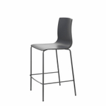 Стул полубарный пластиковый Scab Design Alice Barstool, антрацит
