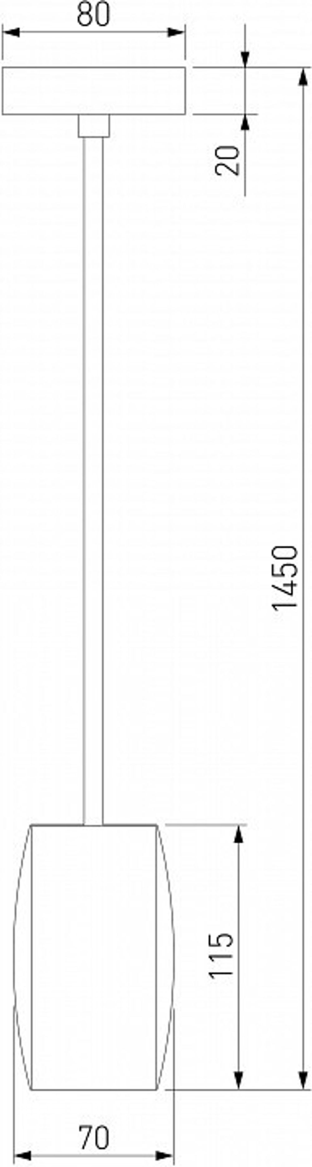Подвесной светильник Eurosvet Bonaldo 50246/1 LED черный