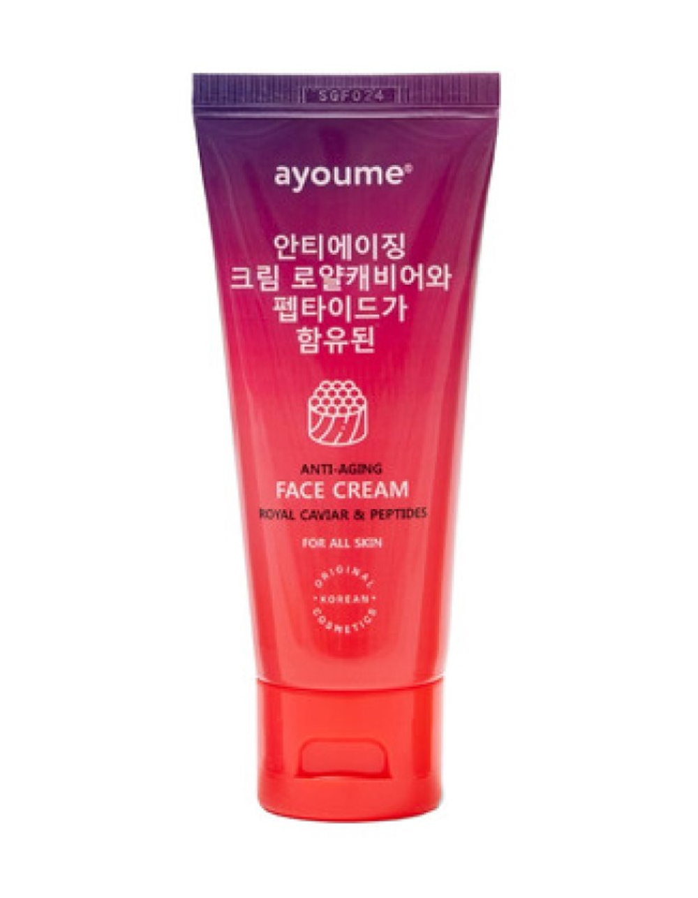 [AYOUME] Крем для лица антивозрастной с КОРОЛЕВСКОЙ ИКРОЙ и ПЕПТИДАМИ Anti-Aging Cream Royal Caviar & Peptides, 70мл