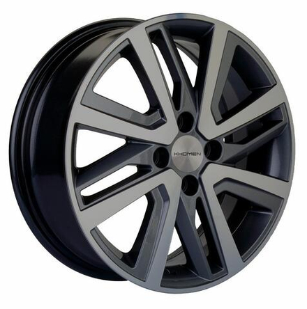 Khomen 1609 6x16 4x100 ET 46 Dia 54.1 (черный)
