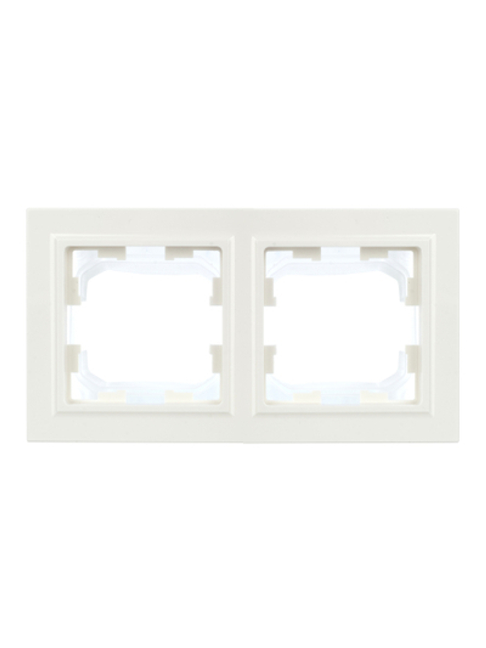 BRITE Рамка 2-местная IP44 РУ-2-БрБ-44 белый IEK