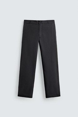 ZARA БРЮКИ-ДЖОГГЕРЫ ИЗ ТЕХНИЧЕСКОЙ ТКАНИ, МОРСКОЙ ТЕМНО-СИНИЙ