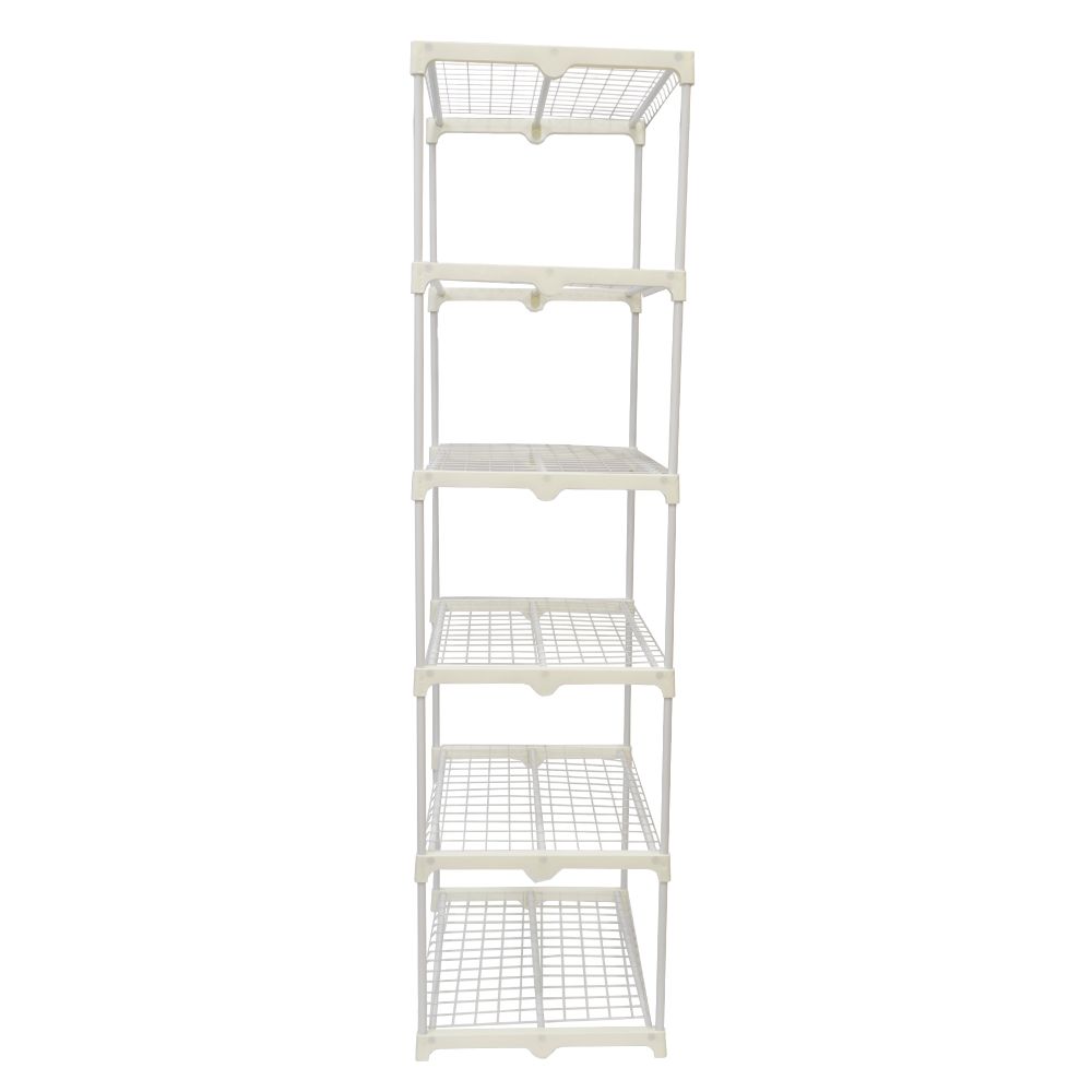 UGH-R30 H190 WHITE-WHITE Парник-стеллаж для рассады. 5 полок. 70x50x190см. Металлическая труба в ПВХ. цвет белый. Тент из армированного полиэтилена 135г-м2. цвет сетки белый. TM ФитоЛето