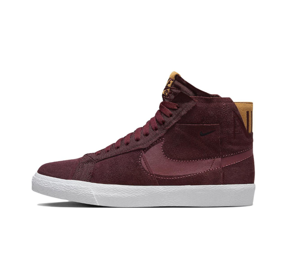Кроссовки Nike SB Zoom Blazer Mid Premium 'Night Maroon' DV7898-600