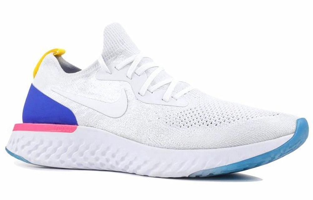 Кроссовки Nike Epic React Flyknit 1 Racer Blue Pink Blast