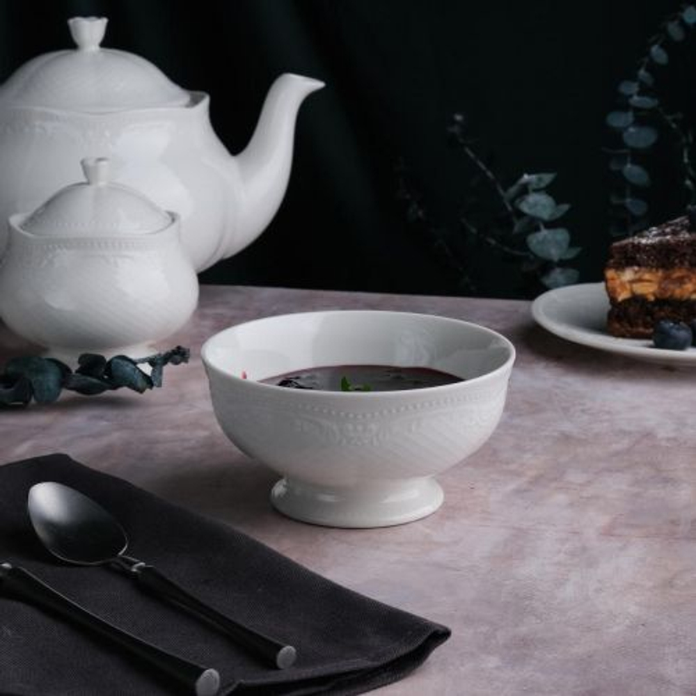 Салатник 12 см, фарфор, 300 мл, Aristocrat, Noble