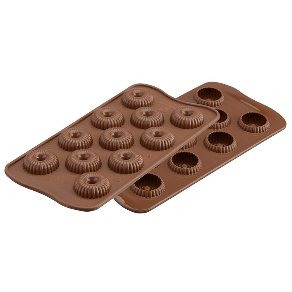 Форма силиконовая для приготовления конфет choco crown, 11х24 см