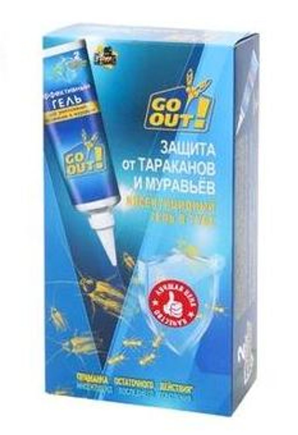Гель GoOut от тараканов и муравьев 75мл