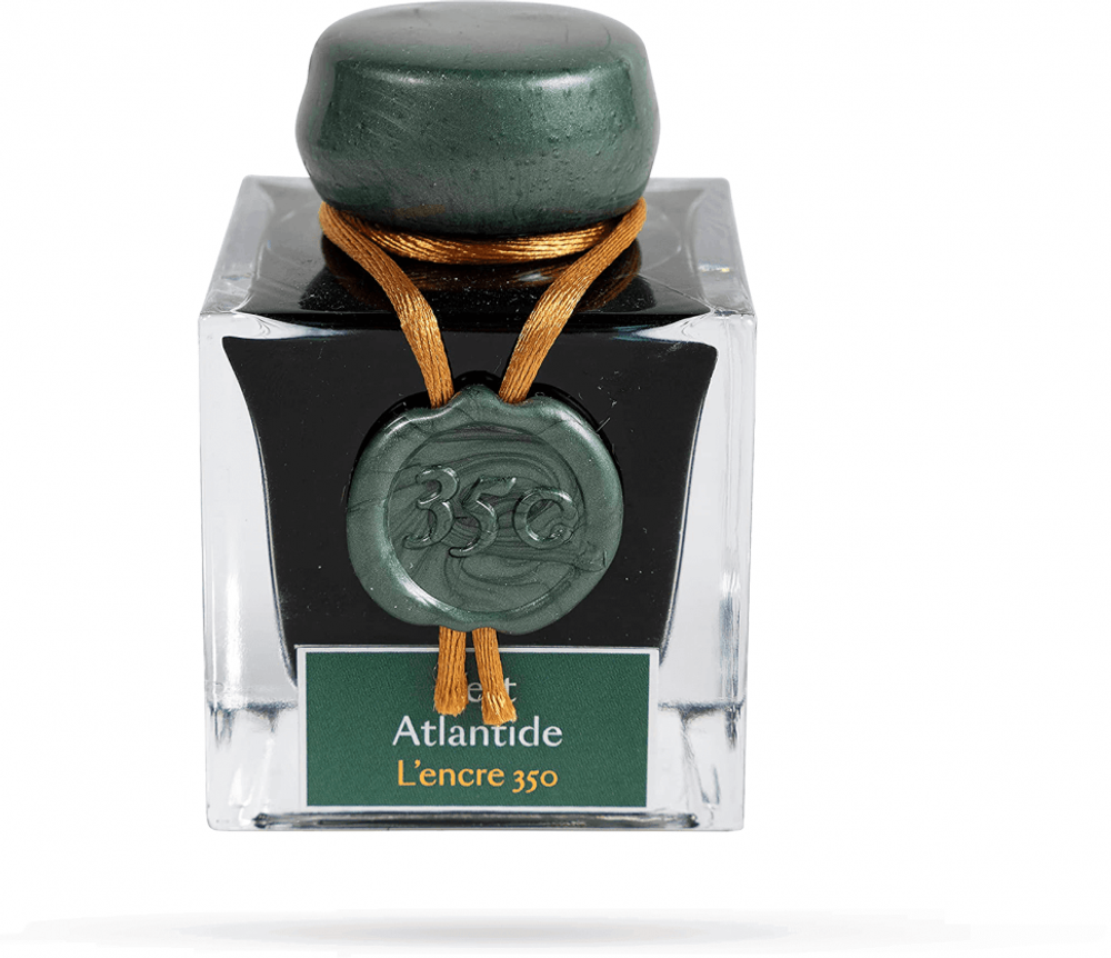 Чернила во флаконе Herbin Prestige 1798 50 мл Vert Atlantide (15139JT) 2