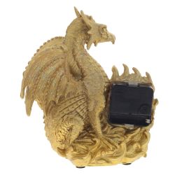 GAEM Фигурка декоративная "Дракон с часами" (ААх1), L18 W9,5 H21 см