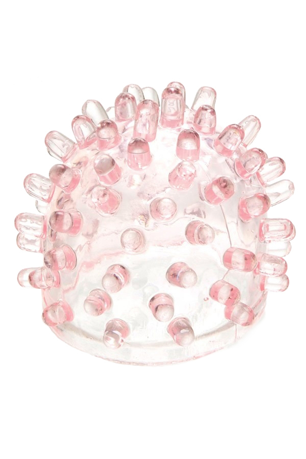 Насадка для вибромассажера Hitachi Dots с усиками розовая