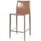 Стул полубарный Rolf, кожа капучино