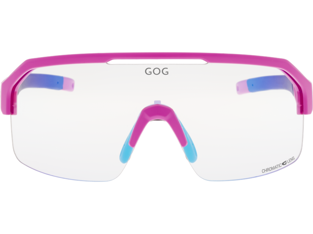 Спортивные очки GOG Thor C / Matt Neon Pink-Black / Photochromic Blue Lens