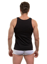 Мужская классическая майка из хлопка (Размер: M) (Цвет: белый)