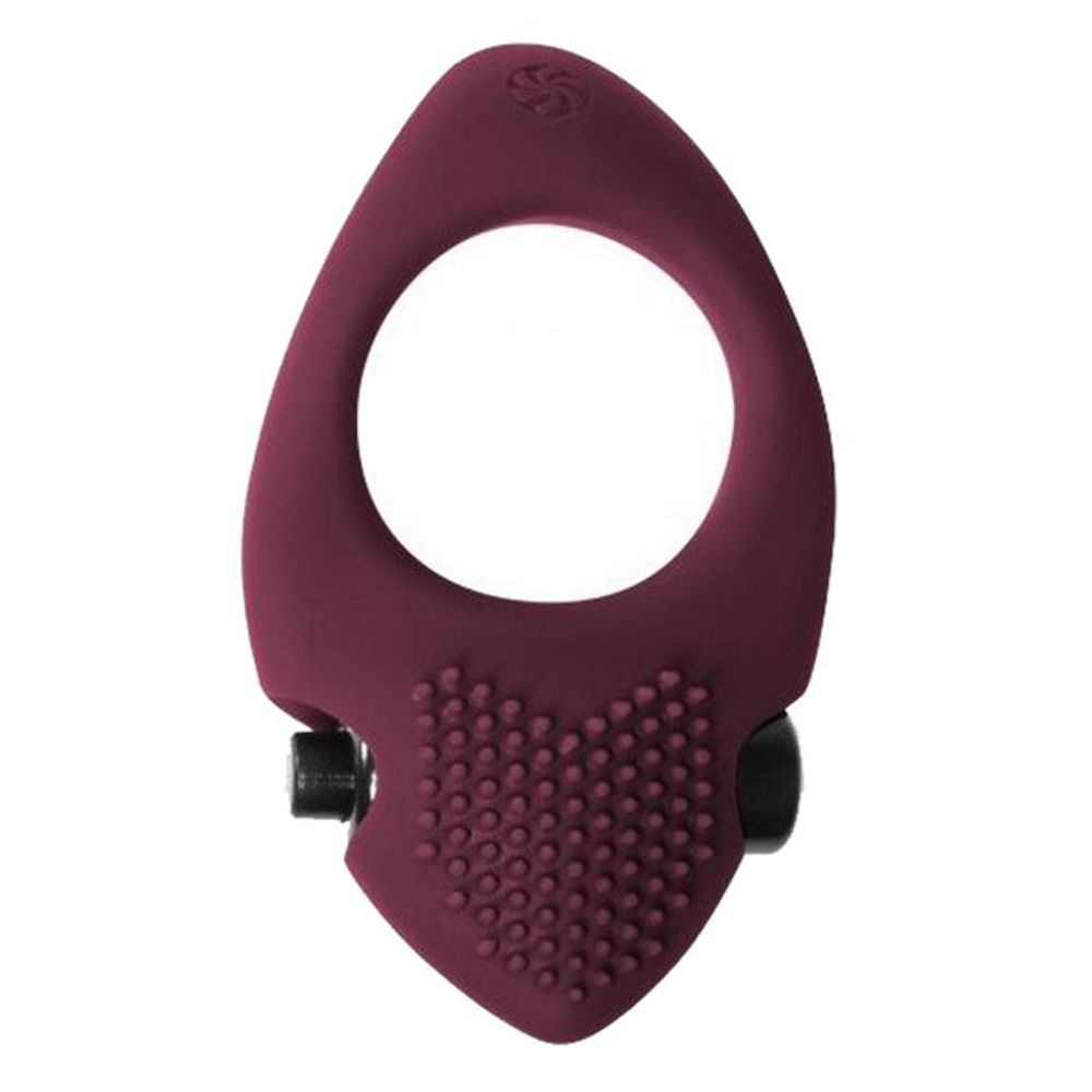 Бордовое эрекционное виброкольцо Lola Games Pure Passion Sunset 1302-02lola