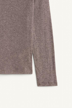 ZARA ЛОНГСЛИВ СВОБОДНОГО КРОЯ, РОЗОВЫЙ МЕЛАНЖ