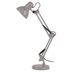 Настольный светильник ЭРА N-214-E27-40W-GY серый | Настольные светильники под лампу