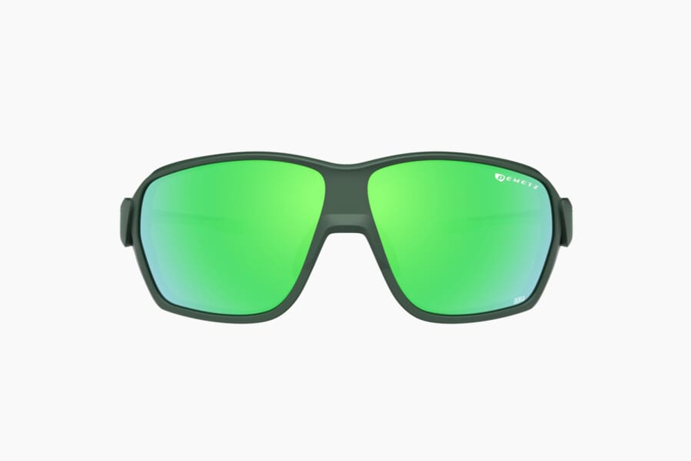 Спортивные очки Demetz M-Suit / Matt Dark Green / Matt Green V. Pink Mirror Green Cat.3