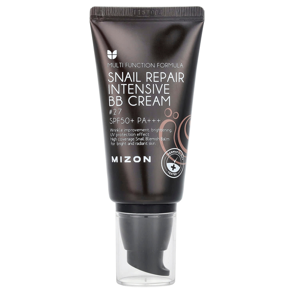 Mizon, Интенсивный BB-крем Snail Repair, # 27, SPF 50+ PA +++, 50 г (1,76 унции)
