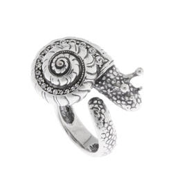 "Тинама" кольцо в серебряном покрытии из коллекции "Вокруг света" от Jenavi