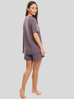 Футболка оверсайз однотонная