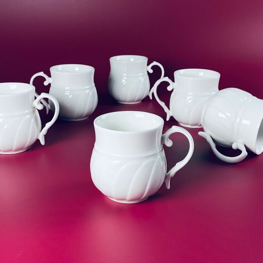 Lenardi 164-017 Набор из 6 кружек 300мл в под.уп.(х12)Фарфор