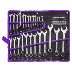 Набор ключей комбинированных 25пр. Помощник 5261P36