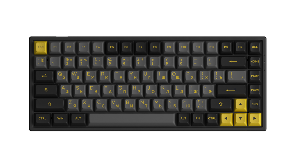 Игровая механическая клавиатура AKKO 3084B Plus CS Jelly Purple Black&amp;Gold
