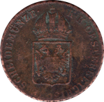 Австрия 1 крейцер 1816 А