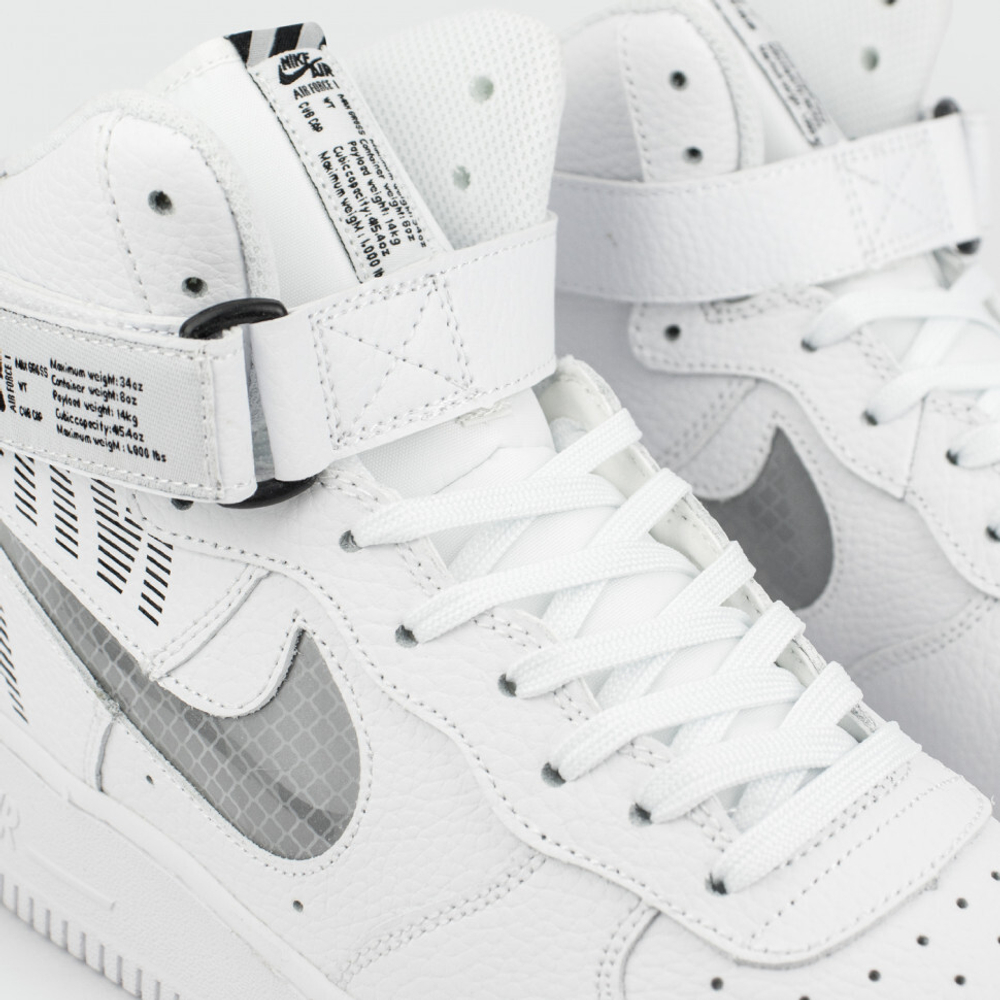 кроссовки Nike Air Force 1 High Under Construction White