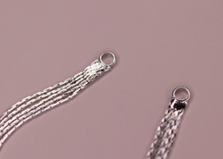 Подвеска шторка 71 мм под серебро