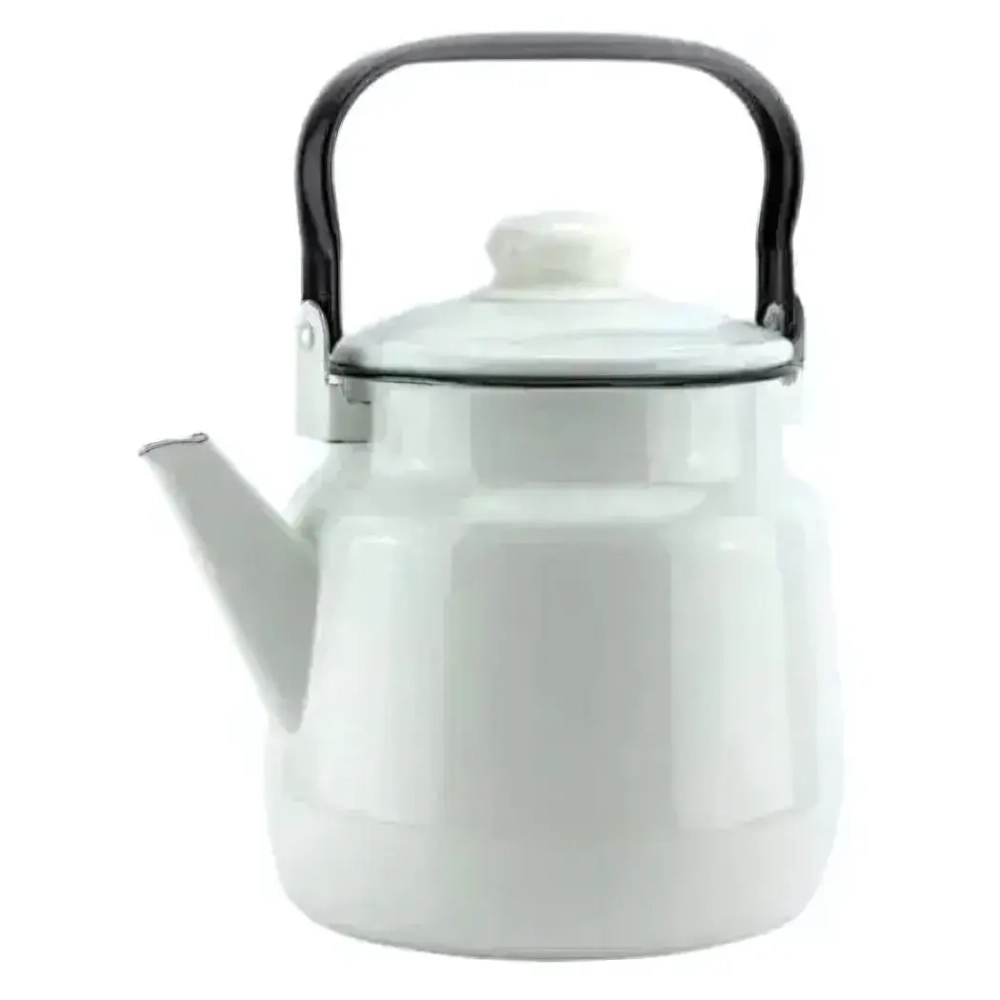 Чайник эмалированный 3,5л без рисунка 26-825