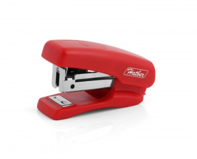 Степлер МИНИ Hatber №24/6,26/6 20л 50 скоб захват 25мм с антистеплером Ассорти в картонном боксе