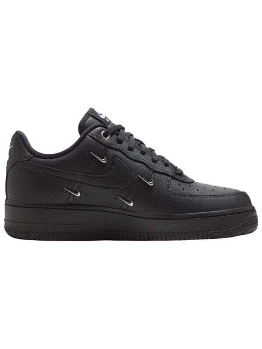 Кроссовки Nike Air Force 1 Low '07 Lx Black Silver Mini Swoosh