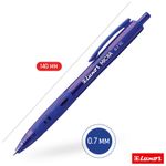 Ручка шариковая автоматическая Luxor "Micra" синяя, 0,7мм, грип, 1шт