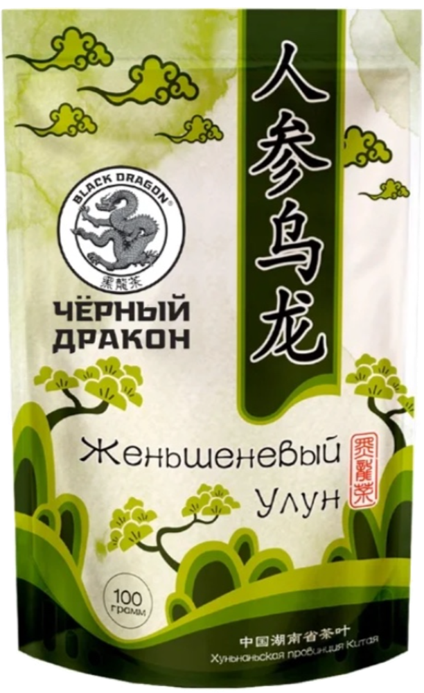 Чай улун Black dragon Женьшеневый 100 г