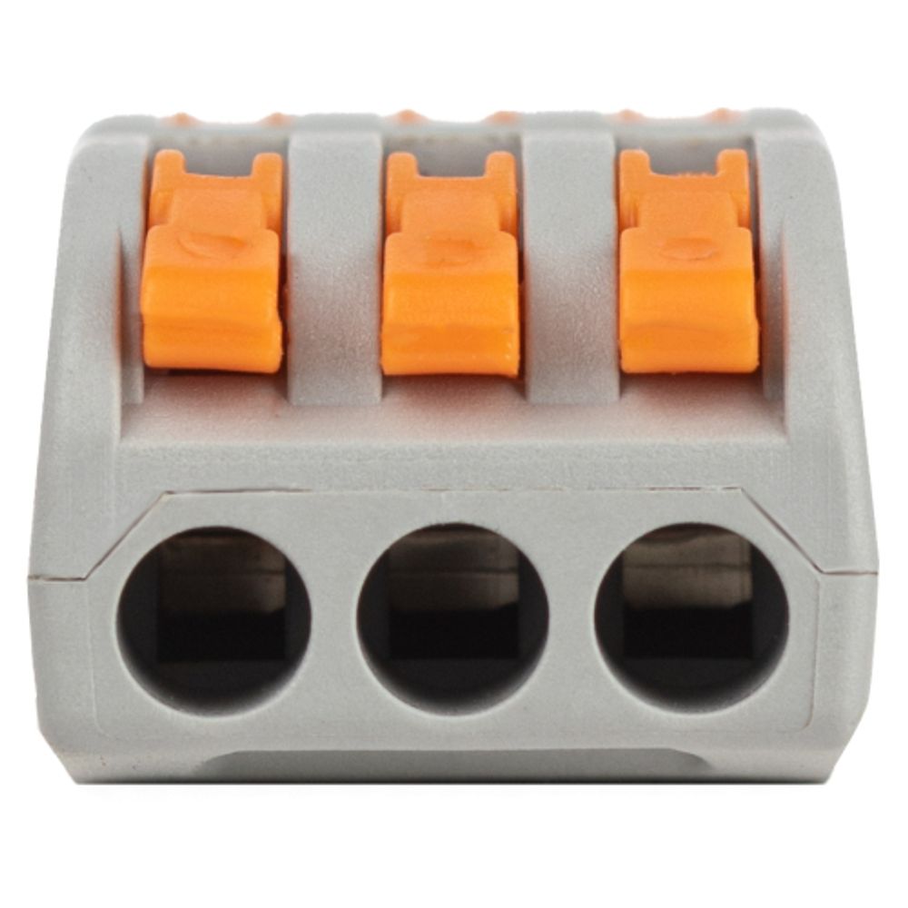 Клемма ЭРА серия 423 проходная 3 плюса с рычагом 0.08-4мм2 упаковка 50 шт