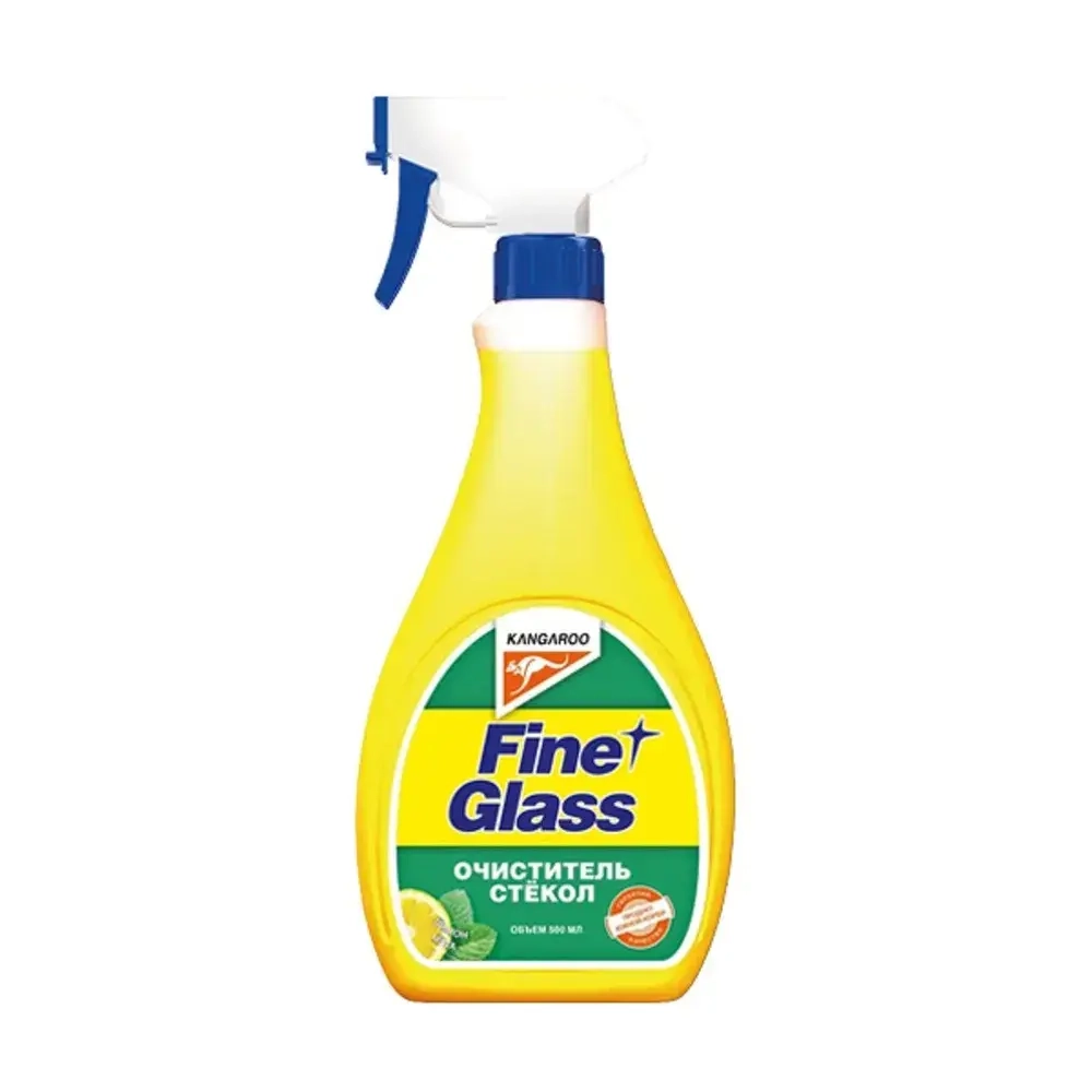 Fine glass - очиститель стекол ароматизированный (500ml), лимон-мята (б/салф.)