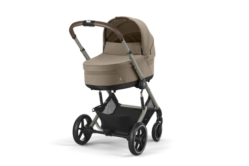Коляска 2 в 1 Cybex Balios S Lux TPE 2025 (с дождевиками), Almond Beige
