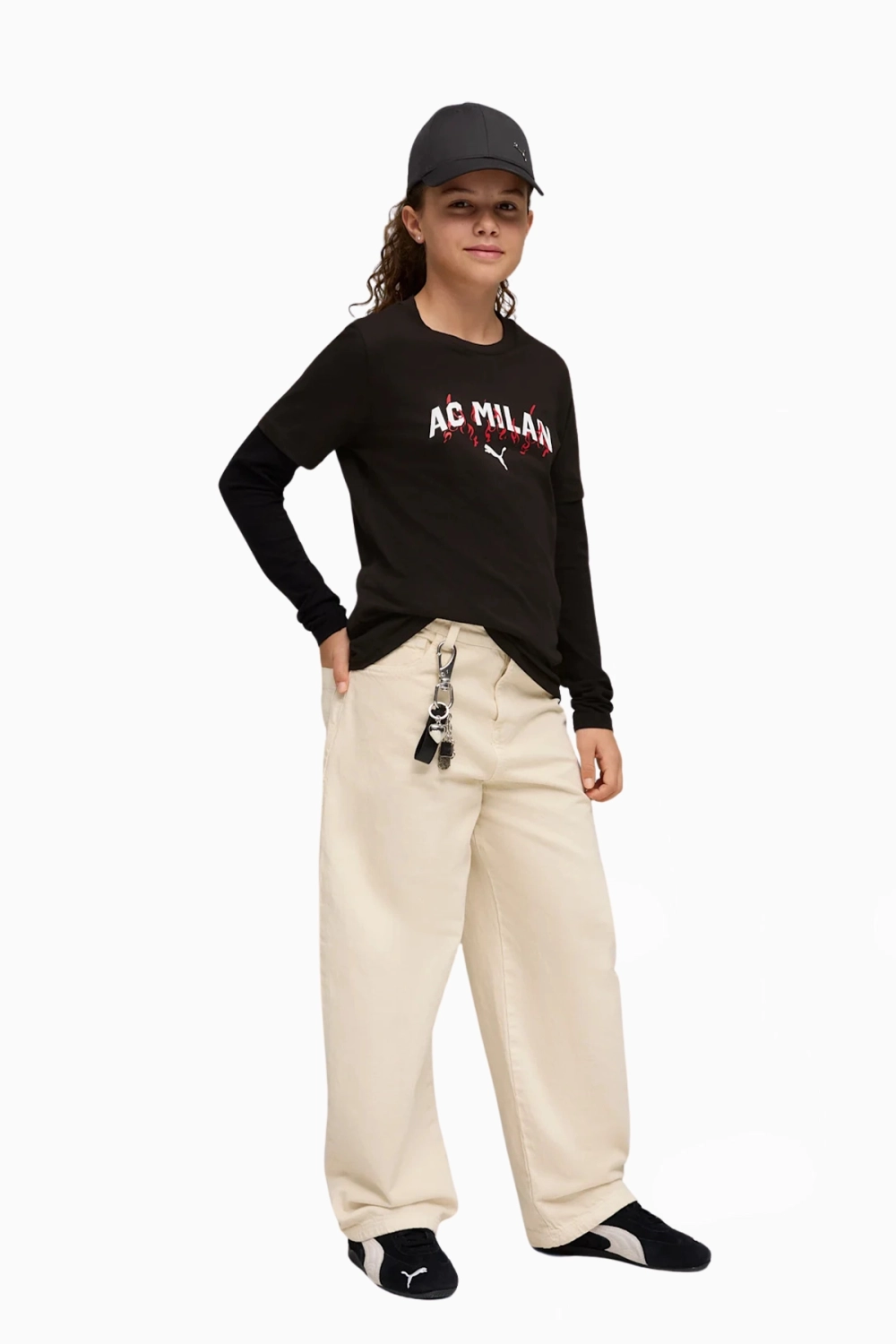 Футболка Puma AC Milan 25/26 FtblCulture Tee Junior - черный