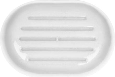 Мыльница открытая KEEPLEX коллекция Light, soft-touch, БЕЛОЕ ОБЛАКО 120*83*20 мм,