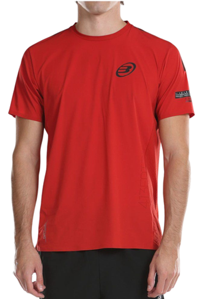 Мужская теннисная футболка Bullpadel Odeon - paprica