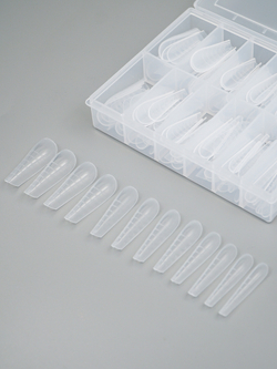 Формы верхние для наращивания в контейнере Арочный миндаль (уп.120шт)