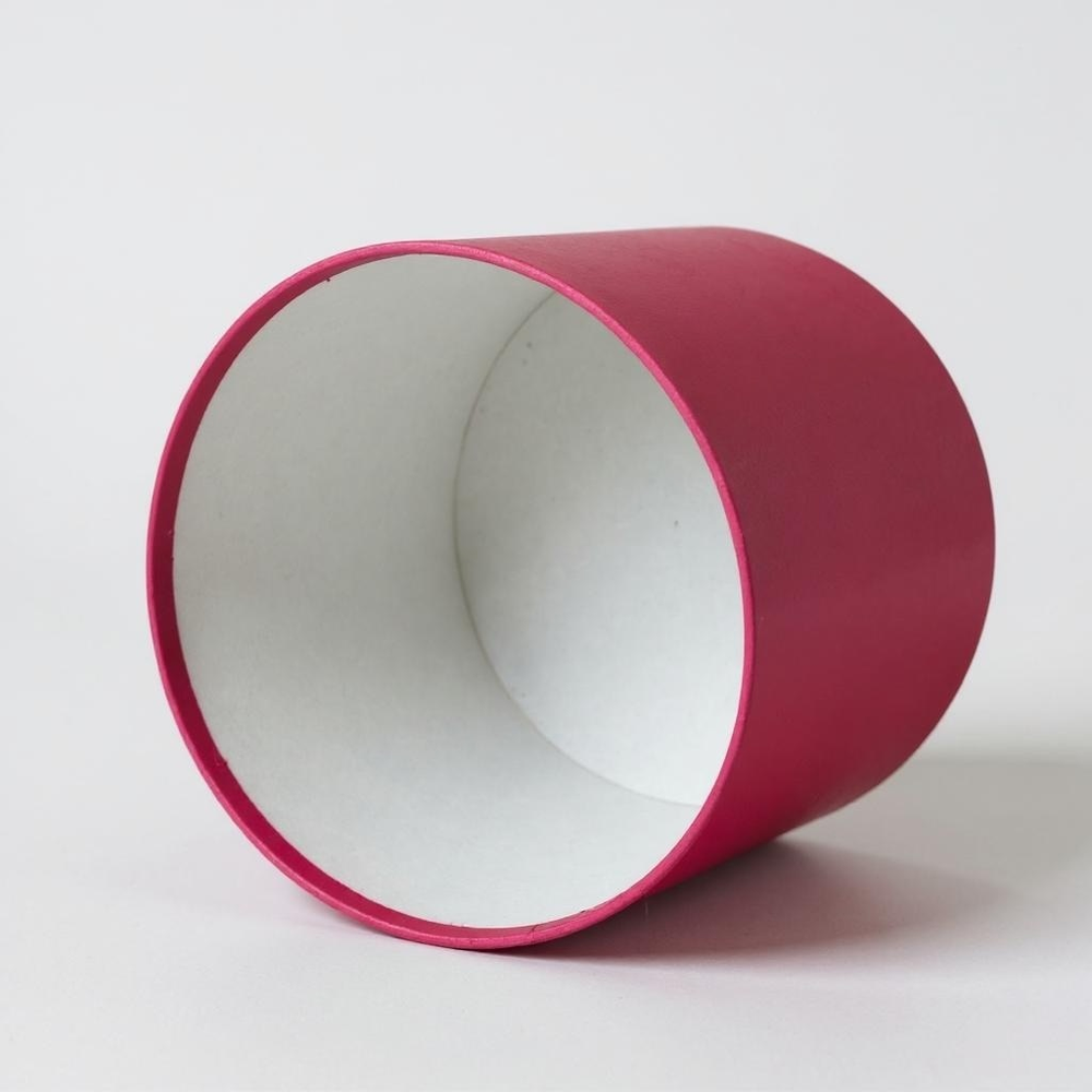 Шляпная коробка без крышки и лент 24х25 см Цвет; Фуксия.