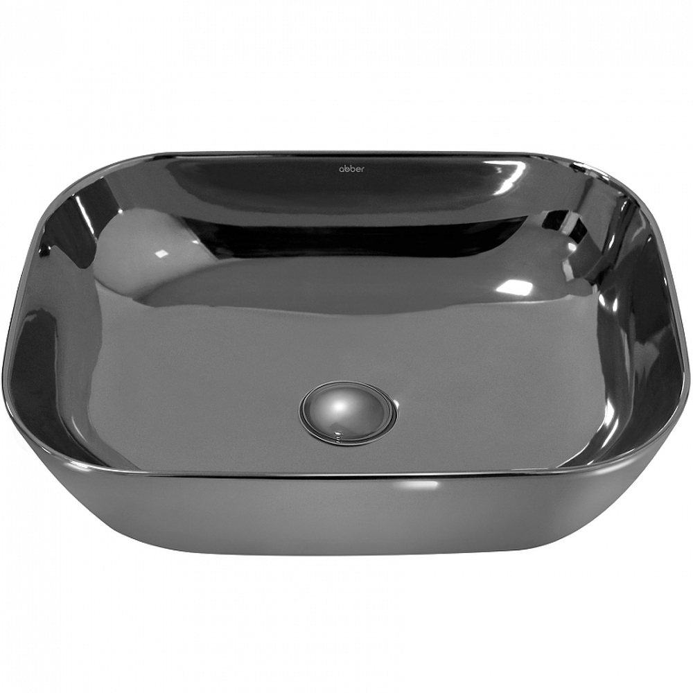 Раковина-чаша Abber Rechteck 46 AC2200GS Серебро