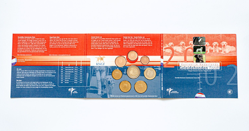 Netherlands 2002 Year Set – "Goede Doelen (Good Causes): Guide Dog Fund"