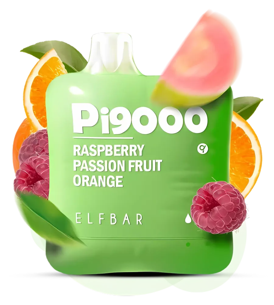 Elf Bar Pi9000 - Raspberry Passion Fruit Orange (nic 5%)