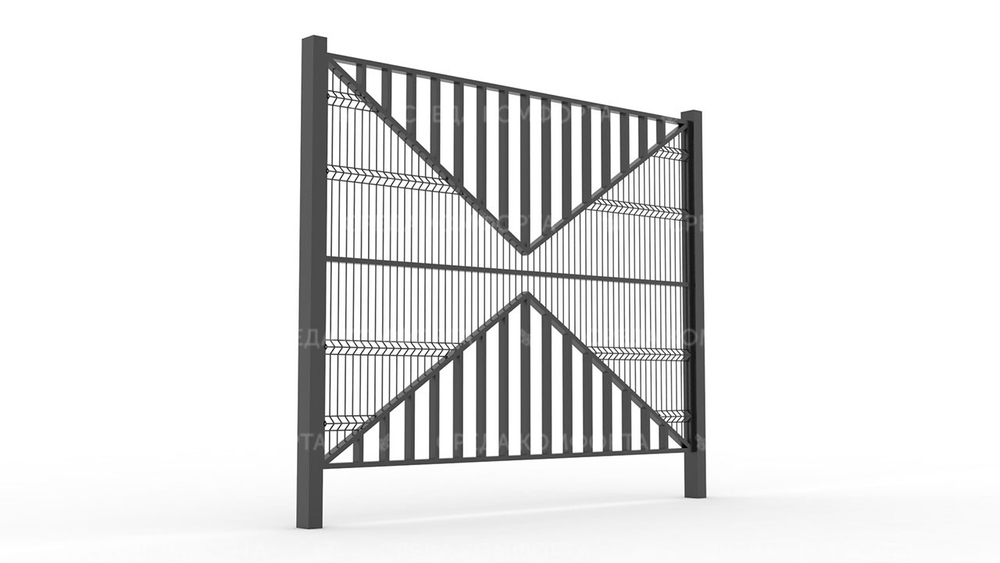 Деревянный забор ZBR0087